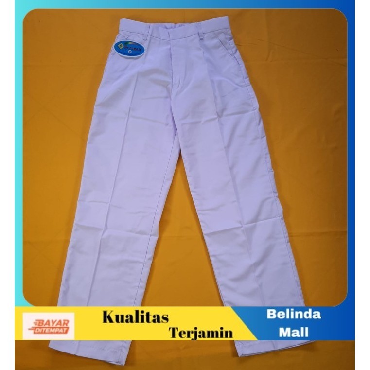 

⭐COD⭐ MURAH Celana Sekolah Panjang SMP, SMA Putih Merek Seragam Ukuran 25