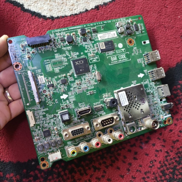 MB MAINBOARD MESIN TV LED LG 42LY340C 42LY340 C