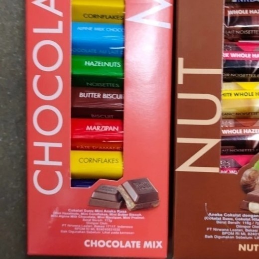 

ritter sport chocolate mini mix cokelat