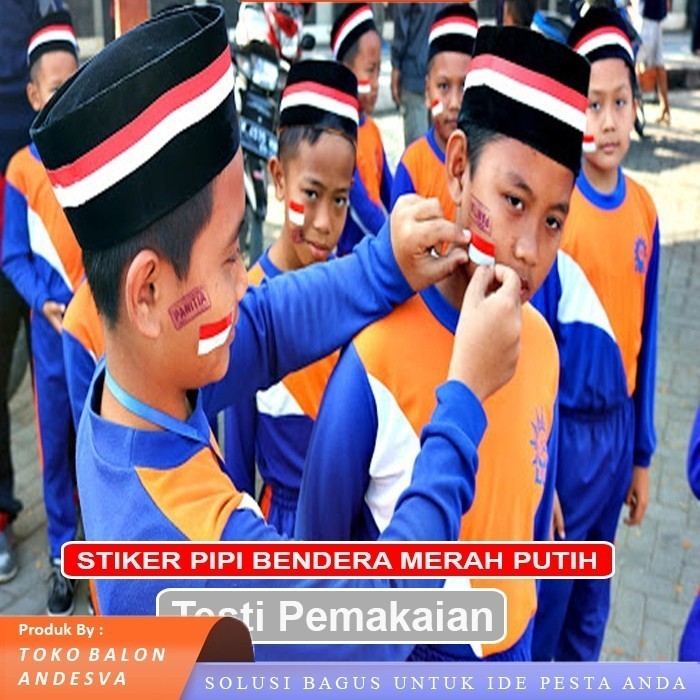 

( isi 28 ) Stiker pipi motif garuda Bulat /stiker pipi bendera merah putih garuda / stiker indonesia garuda bulat