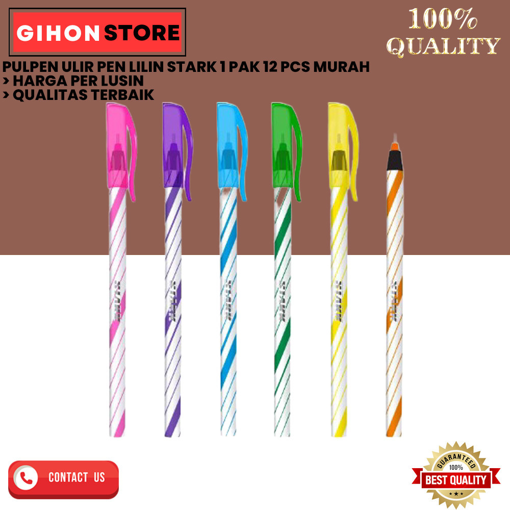 

PULPEN ULIR PEN LILIN STARK 1 PAK 12 PCS MURAH