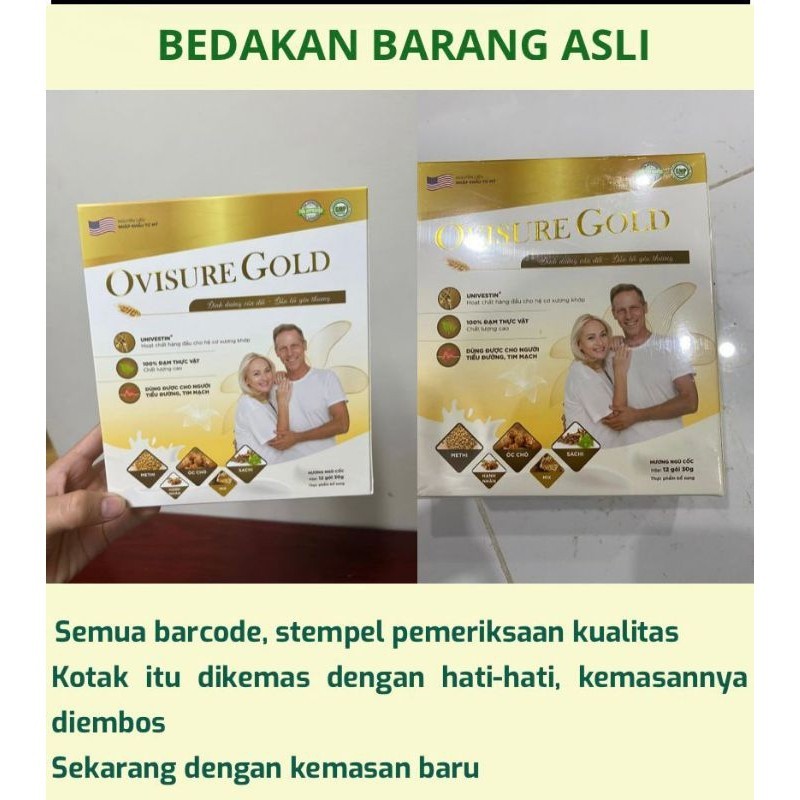 

1 sachet OVISURE GOLD SUSU KACANG OBAT TULANG IMPOR