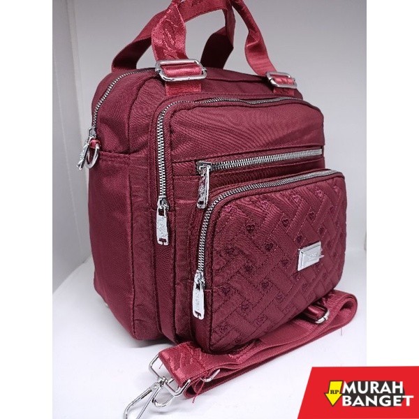 tas ransel wanita import Tas Chibao Multifungsi 1850-22 size Besar. Tas Ransel Wanita Import - Hitam