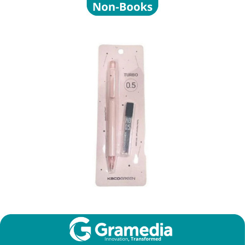 

[Gramedia Cijantung] KACO TURBO MECH PENCIL 0.5 SET WITH REFILL HB PINK