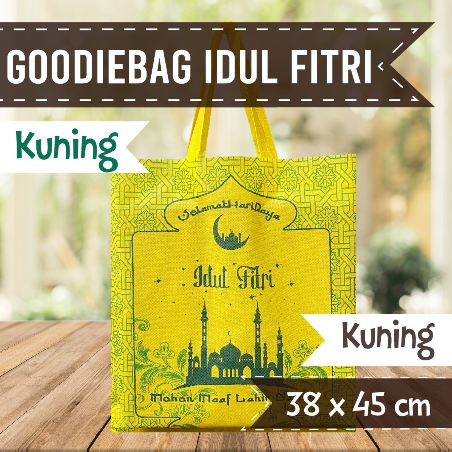 

[ HARGA SPESIAL ] Goodie bag lebaran Idul fitri 2025 Uk 30x40x8 cm , 35x46x12 cm , 38x45x8 cm isi 12 pcs / Tas idul fitri / Tas hampers lebaran / Tas Handle Idul Fitri