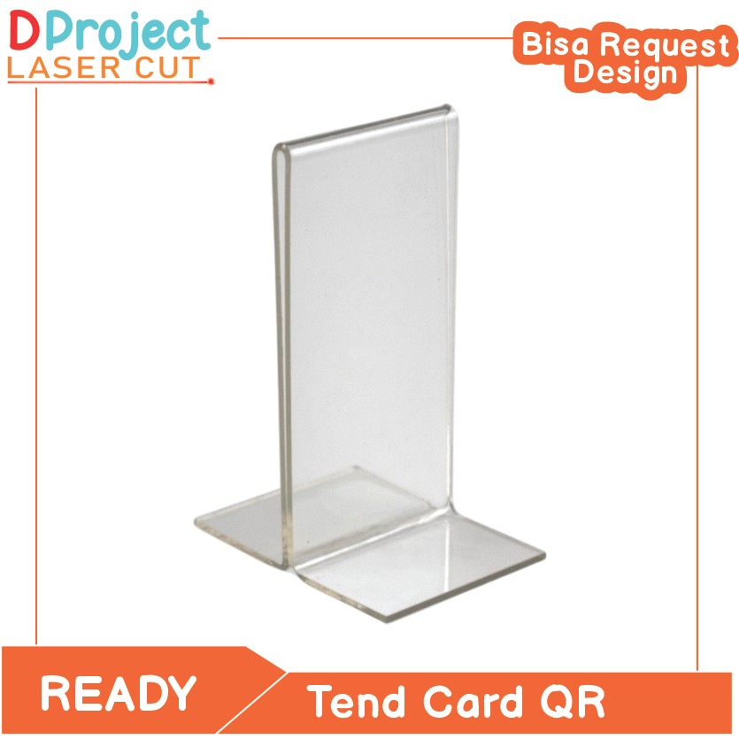 

Nomor Meja Tent Card Tempat QR Qris Akrilik 5x10cm
