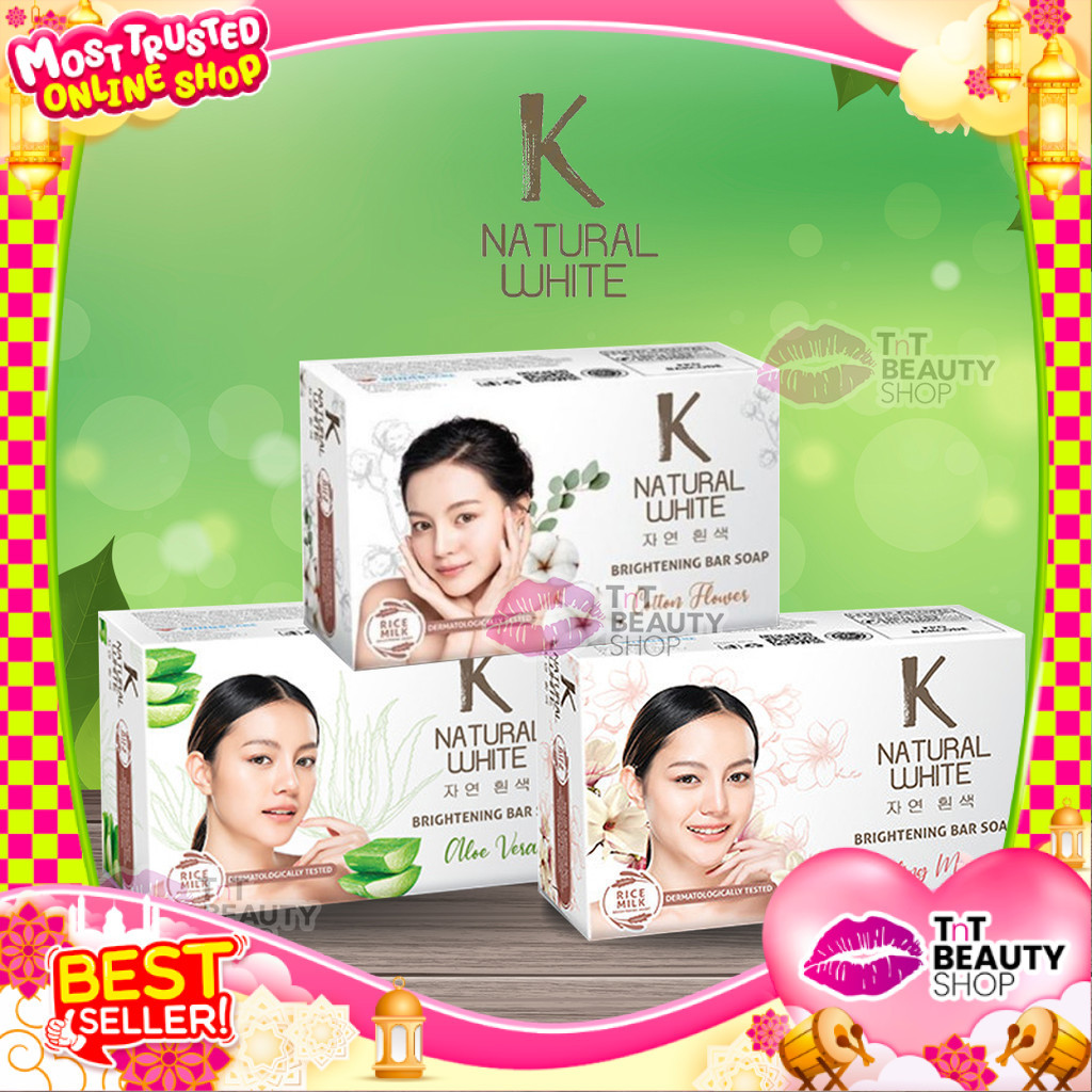 K Natural White Bar Soap 85gr - Sabun Mandi Batang - TnT Beauty Shop