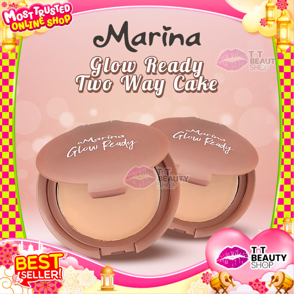 Marina Glow Ready Two Way Cake SPF 20 PA++  | TnT Beauty Shop