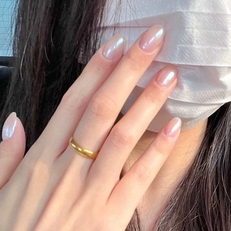 VS0420 cincin nikah polos titanium asli anti karat anti alergi untuk stainless steel nikah kawin tun