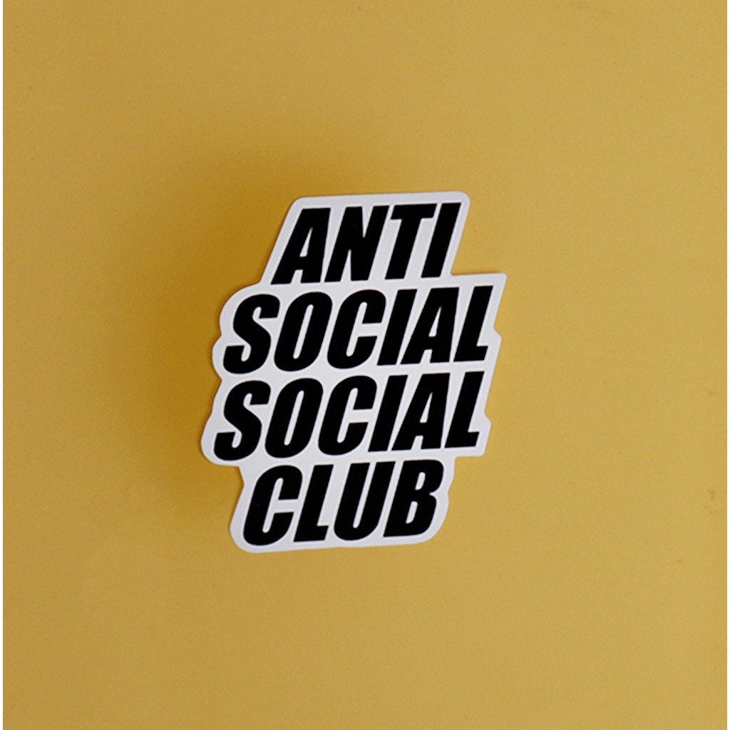 

STIKER GRAFTAC - ANTI SOSIAL - STIKER AESTHETIC LAPTOP, AKSESORIS HP, ANTI AIR, MOTIF.