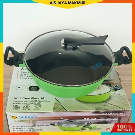 Wok pan suggo 32 cm TCA Go green casserole