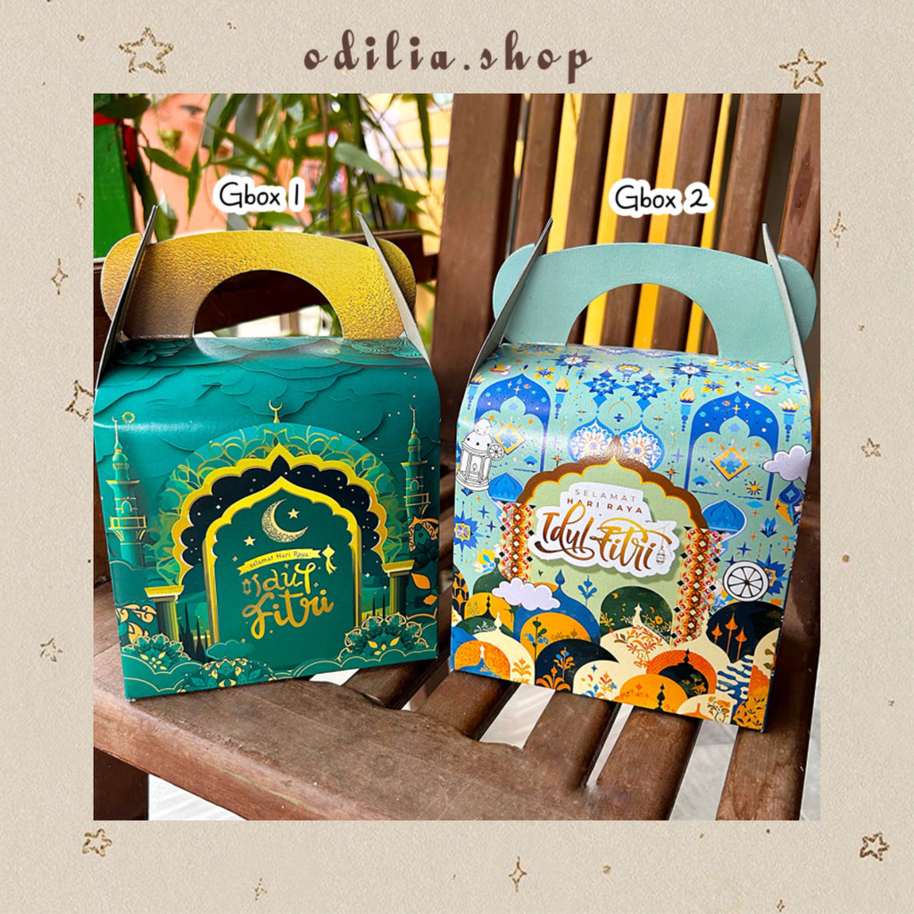 

GBOX Gable Box Lebaran Idul Fitri 2025 Aesthetic Hampers Parcel Ramadhan Snack Anak Muslim Bjb Banjar Banjarbaru Odilia.Shop
