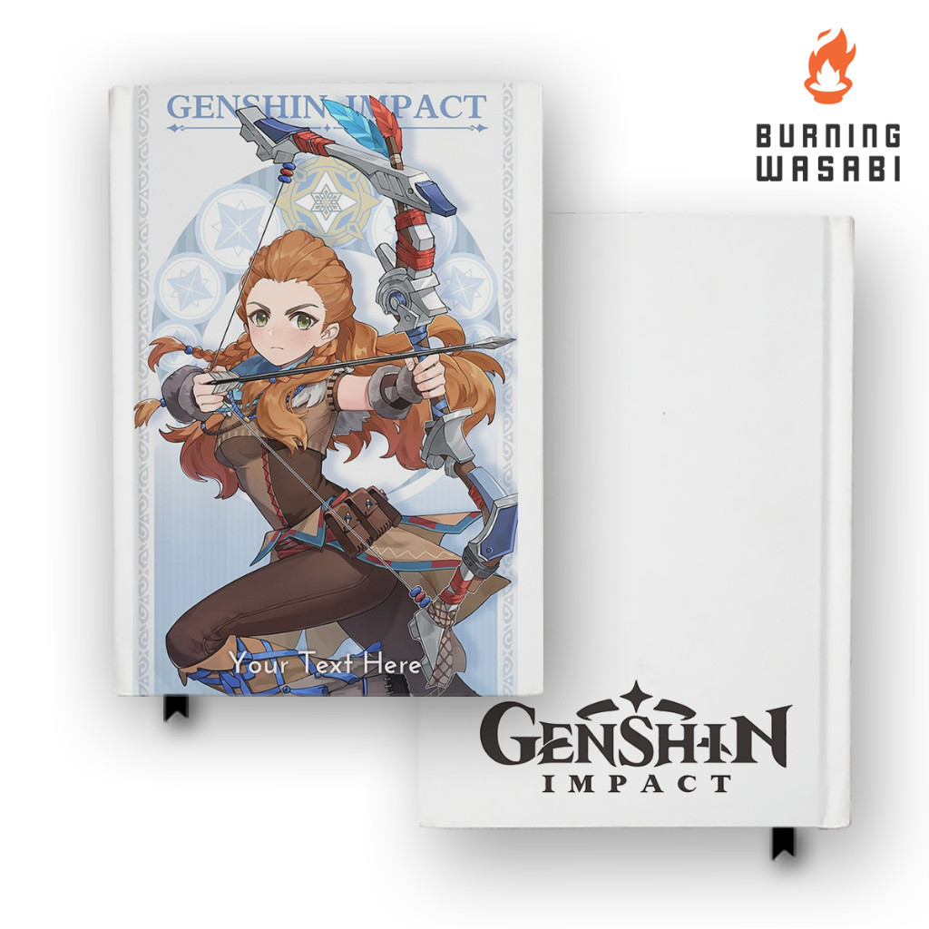 

Buku Catatan Notebook Genshin Impact Aloy Custom Nama Agenda Jurnal Diary Hardcover A5 A6