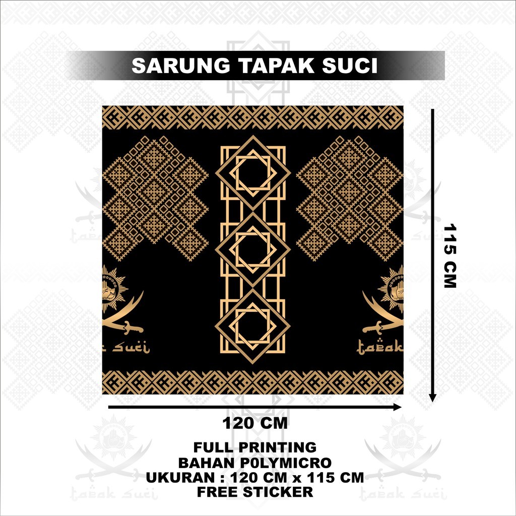 Sarung Terbaru Motif Batik Tapak Suci Full Printing By Bajumurah48