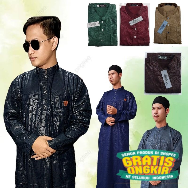 jubah pria EMBOS  jubah laki laki EMBOS JUBAH SULTAN EMBOS jubah laki laki trendy/ Mewah