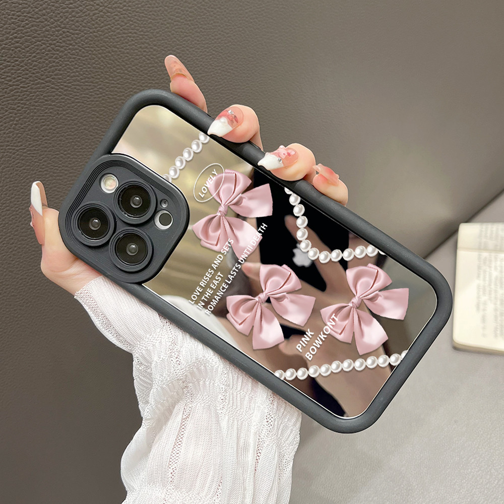 PROMO TERBARU Casing Hp Untuk Vivo Y01 Y01A Y15S Y15A Y15C Phone Case Cesing Soft Cover Pink Bow