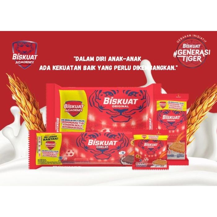 

Biskuat Biskuit Coklat Dan Ori Kemasan 106.4 gram Dan 45.6 gram Ada Juga Biskuat Bolu Coklat 26 gram Kekuatan Yang Baik Dari Dalam