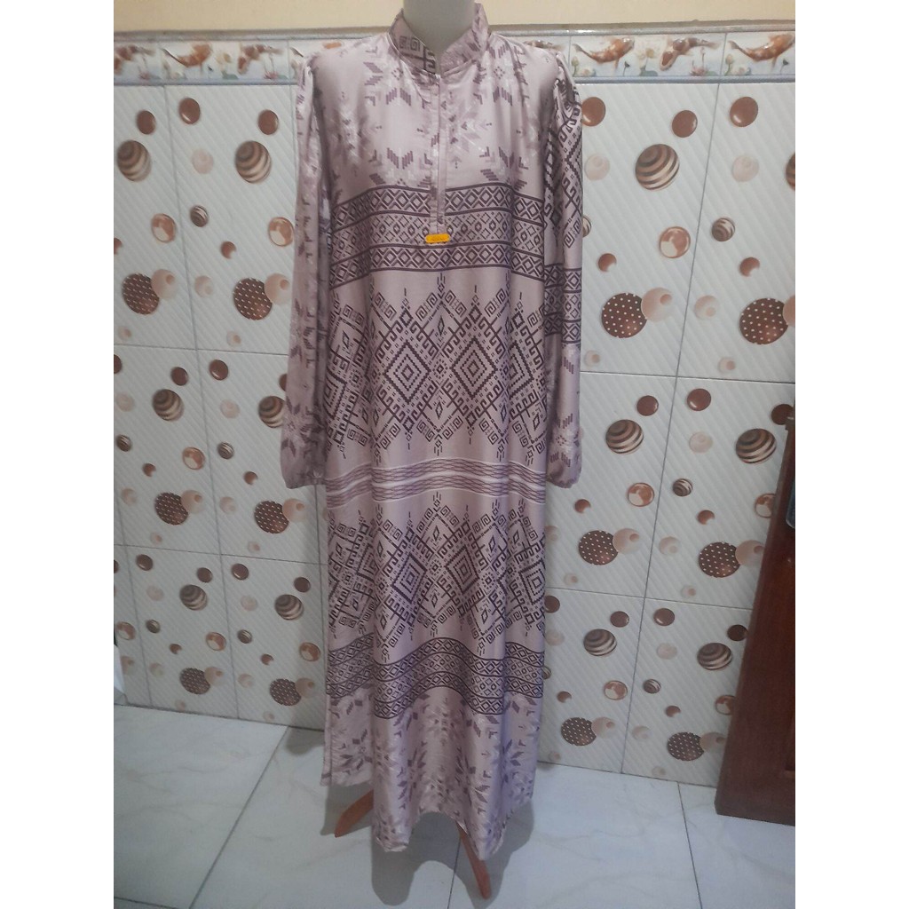 gamis armany satin silk NEW LD 115 PB 140