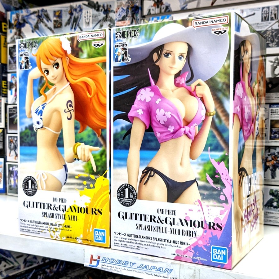 Glitter & Glamours Figure - Nami and Robin Splash Style
