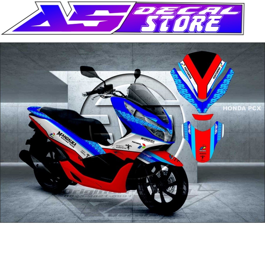 DECAL STIKER FULLBODY CUSTOM MANDALIKA MOTOR PCX