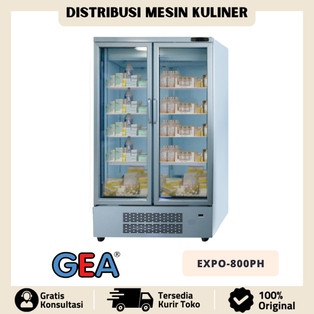 MEDICAL SHOWCASE GEA EXPO-800PH PHARMACEUTICAL REFRIGERATOR EXPO 800PH ORIGINAL