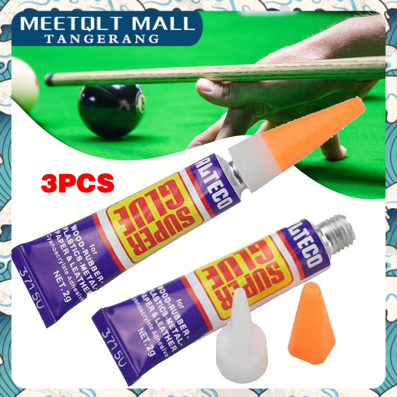 2g Lem Super Liquid Lem Cue Tip Glue Cue Tip 3PCS