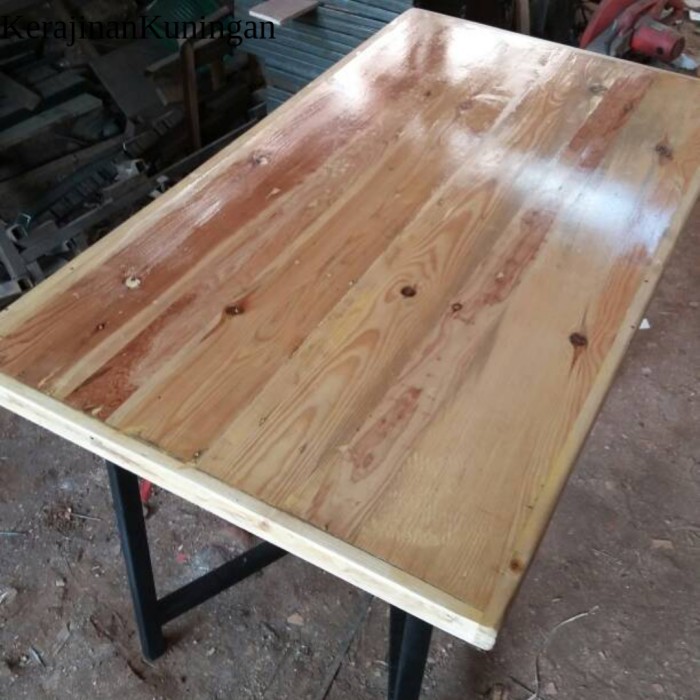 meja lipat / mej cafe / meja makan jati Belanda Ls10