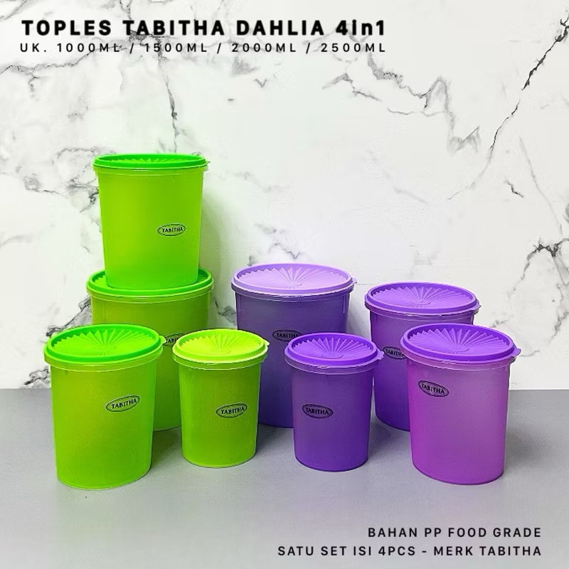 (CCK STORE) Tabitha toples 4in1 / TOPLES SET TABITHA DAHLIA 4in1 / TOPLES SNACK ISI 4pcs