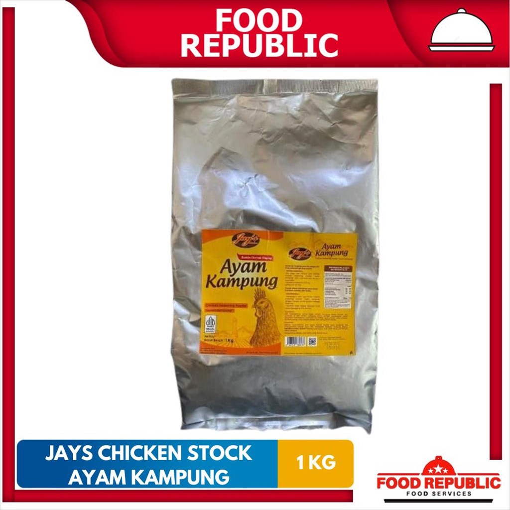 

RB Jays Chicken Stock / Kaldu Ayam Bubuk 1 KG TANPA MSG dan HALAL