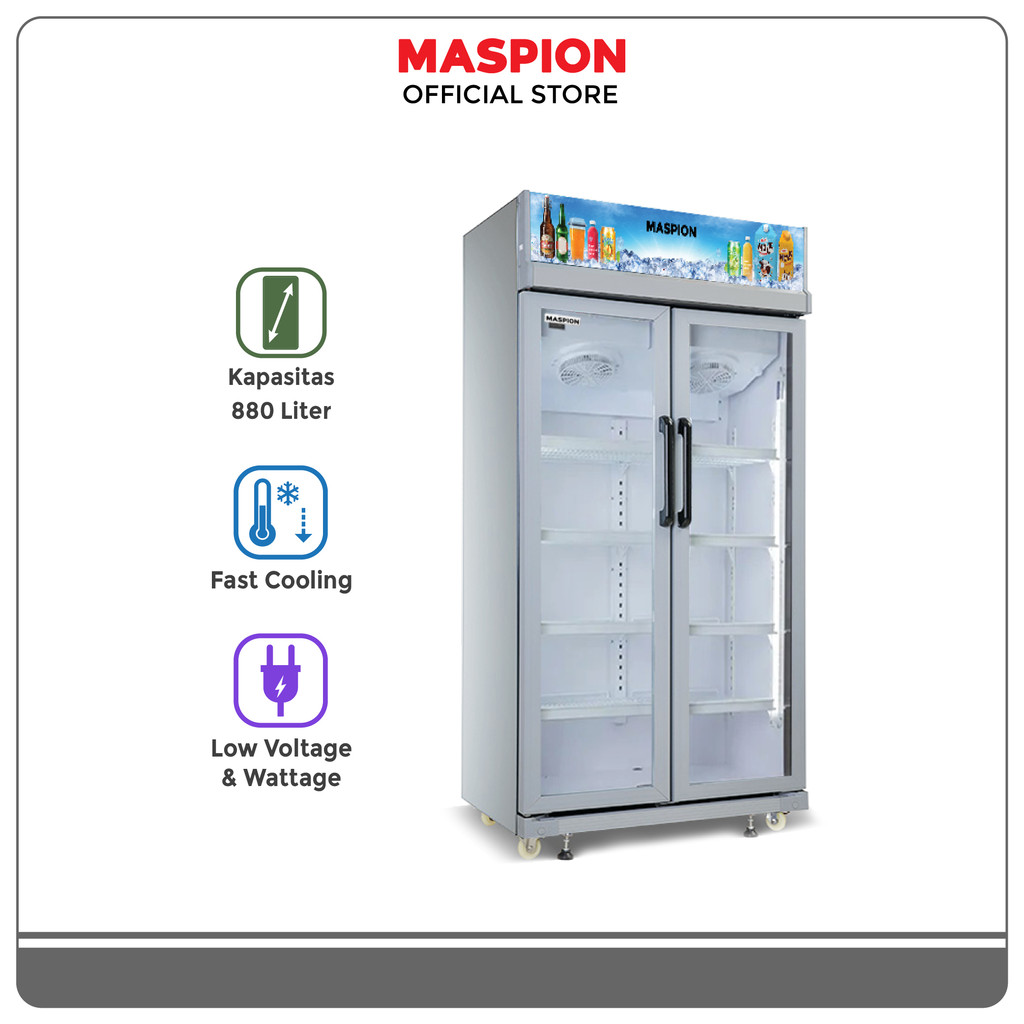 Maspion Lemari Pendingin Showcase 880 Liter MSI-1007