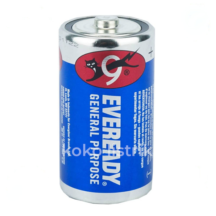 Baterai Battery Batrai Batre Eveready Type D Besar