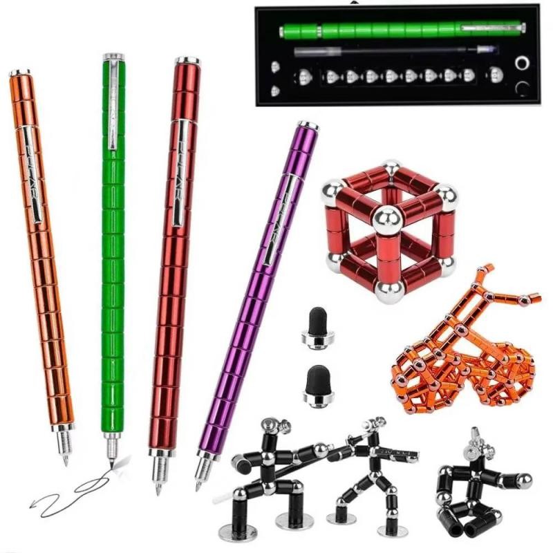 

Decompression Magnetic Pen, Fidgeting Magnetic Pen, Multifunctional Novel Pen For Relieving Fidgety Pressure, A Gift For Friends
