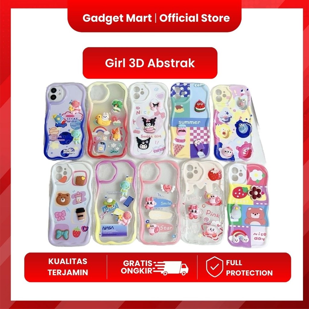 Case Samsung A Series Motif Girl 3D Abstrak