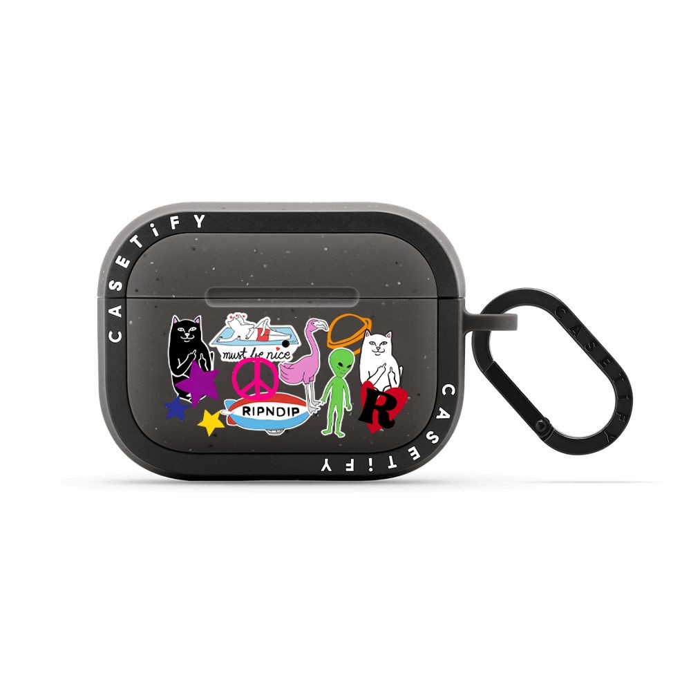 CASETIFY Anti-drop Black Color Shockproof Full Body Protective Earphone Case Suitable for Apple Airp