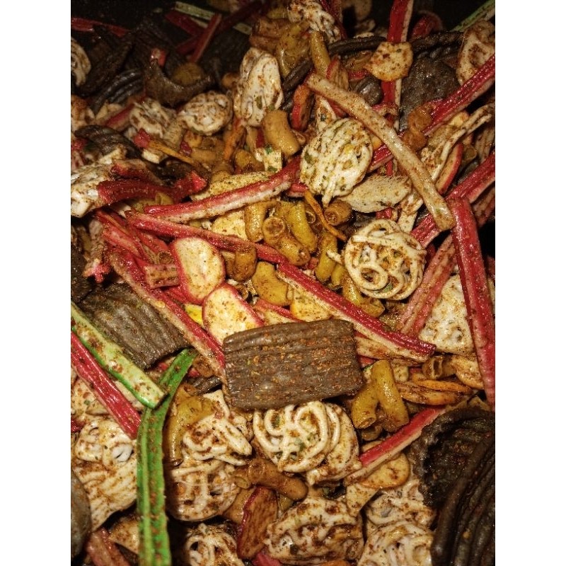 

Seblak Campur/Mix 1kg pedas daunjeruk enak gurih& Lezat