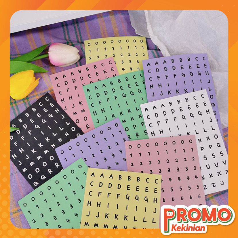 

Promo Kekinian - 6217 Numeric Sticker Tulisan Angka / Penomoran yang Jelas dan Menarik