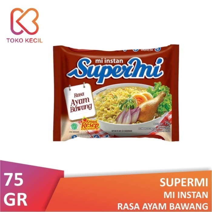 

Supermi Ayam Bawang 104gr
