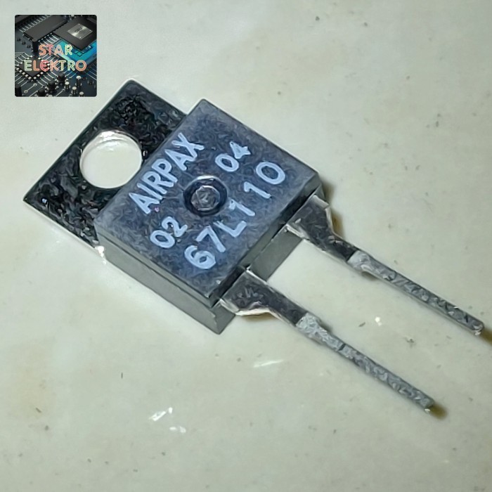 67L110 To-220 AIRPAX Thermostat Switch 110 C 110C TOA Parts 67L L110