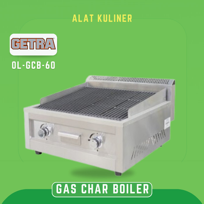 GETRA OL GCB 60 OL-GCB-60 GAS CHAR BROILER STAINLESS STEEL
