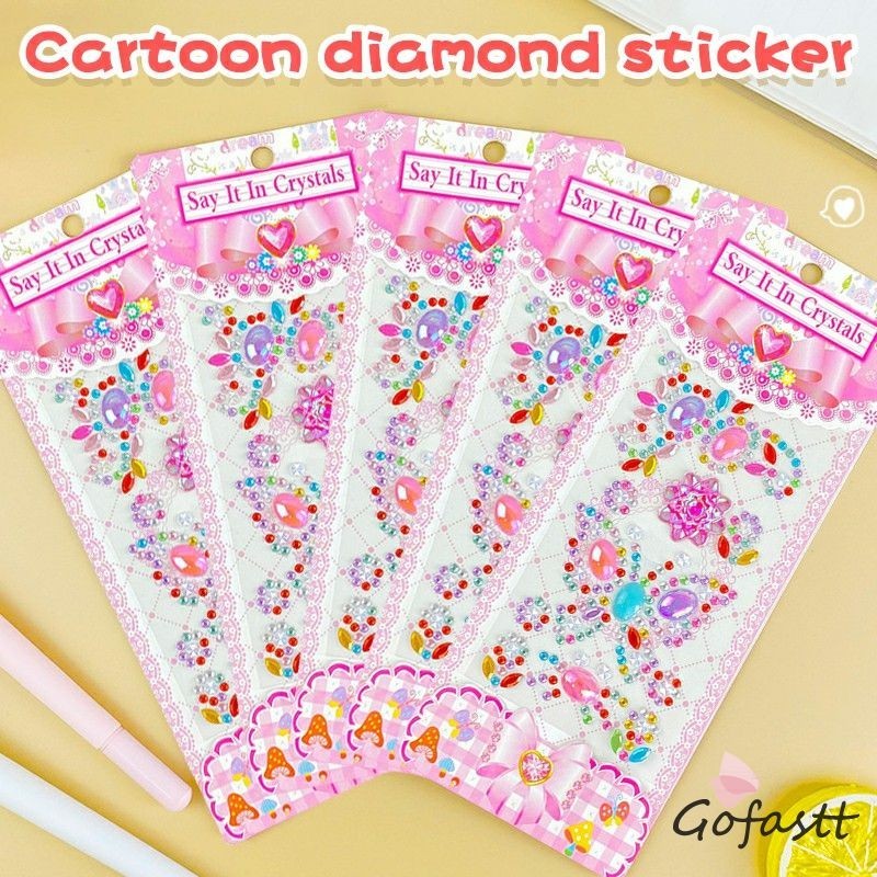 

COD Stiker Anak Berlian Stiker Kristal Batu Permata Dekorasi DIY Kreatif Hadiah Taman Kanak-kanak-G
