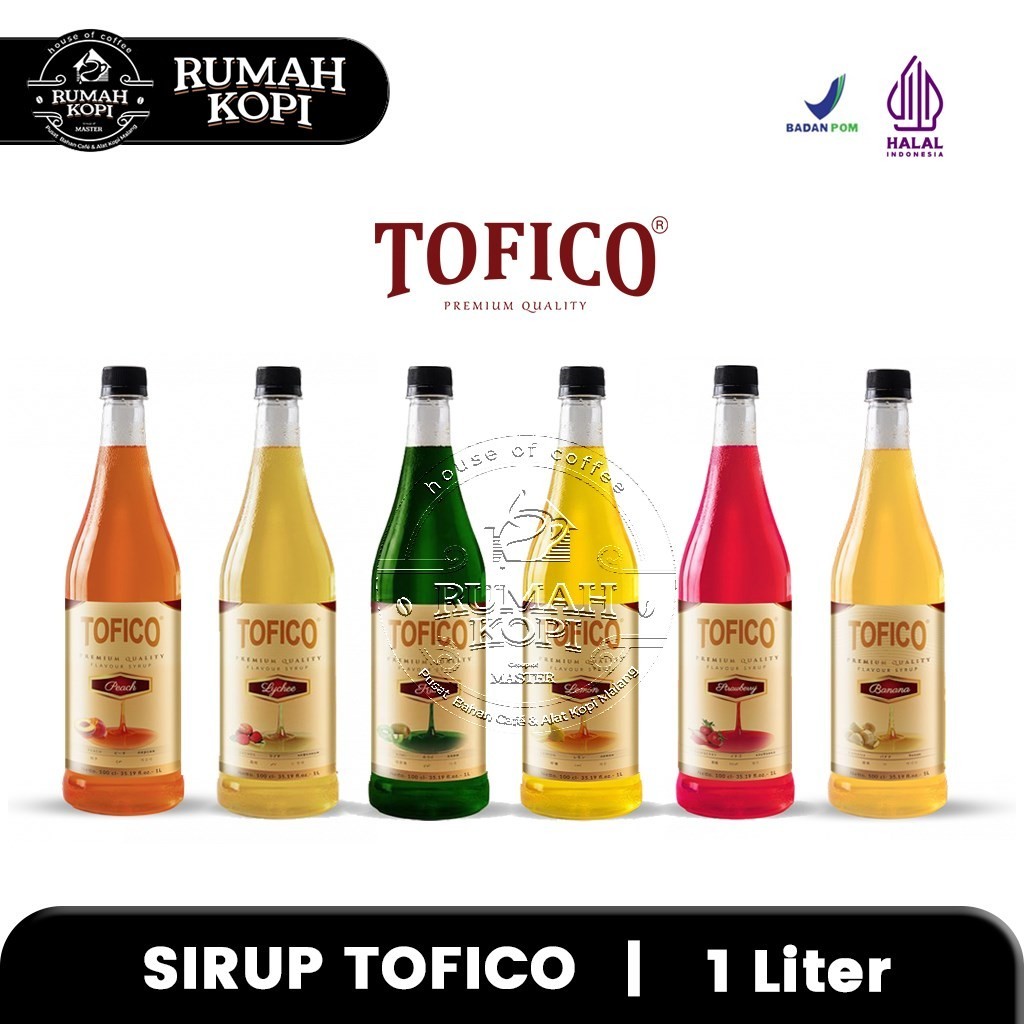 

Sirup Tofico 1L All Varian Tofico Syrup Botol