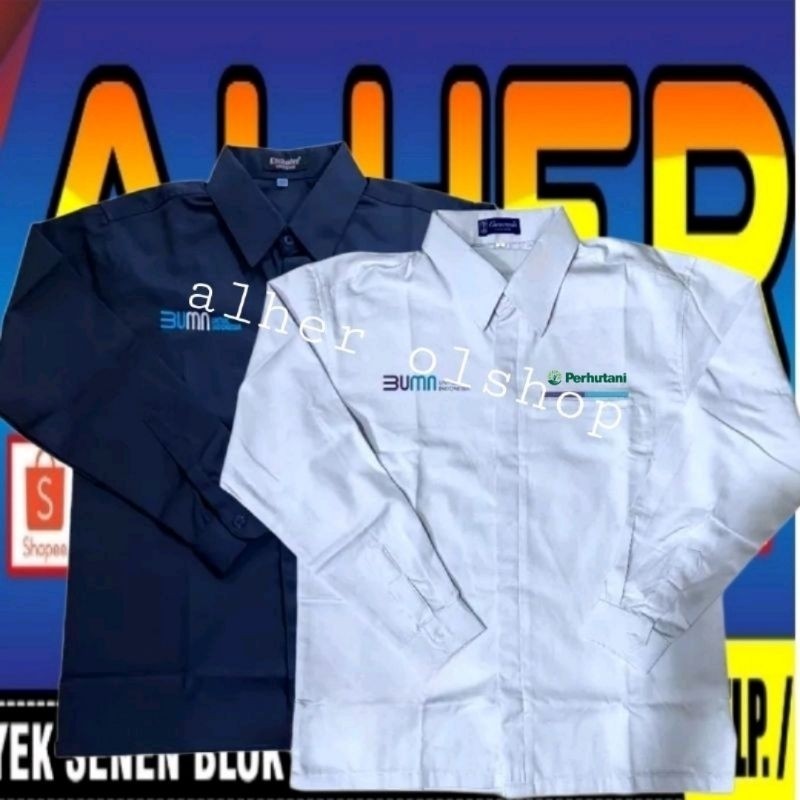 kemeja perhutani baju perhutani seragam perhutani baju kerja perhutani kemeja BUMN baju BUMN seragam