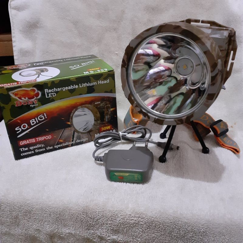 PROMO 6.6 SALE Senter Kepala Dony 30 watt MS-309