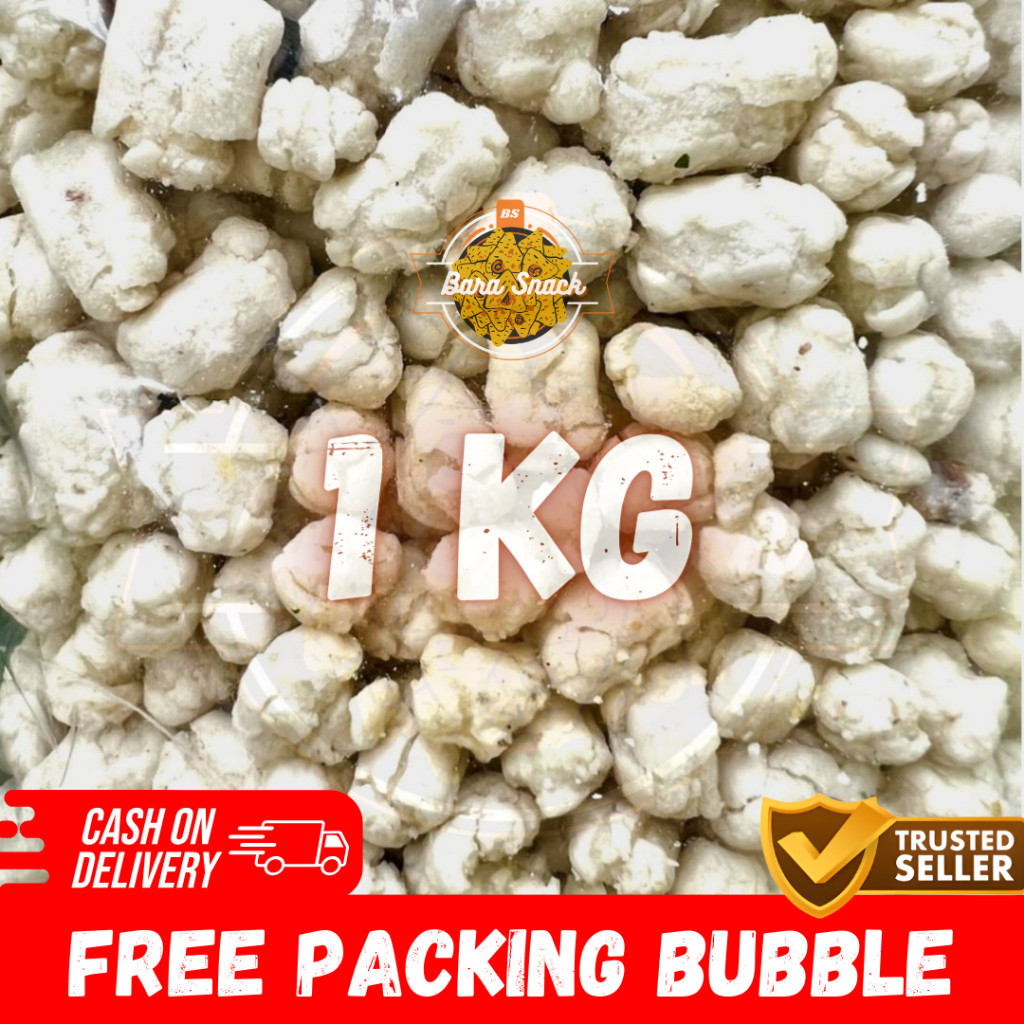 

[ 1KG ] Pilus Cikur / Pilus Kencur Rasa Original (Topping Cuanki / Baso Aci / Seblak) / Camilan Snack Kiloan Murah -B