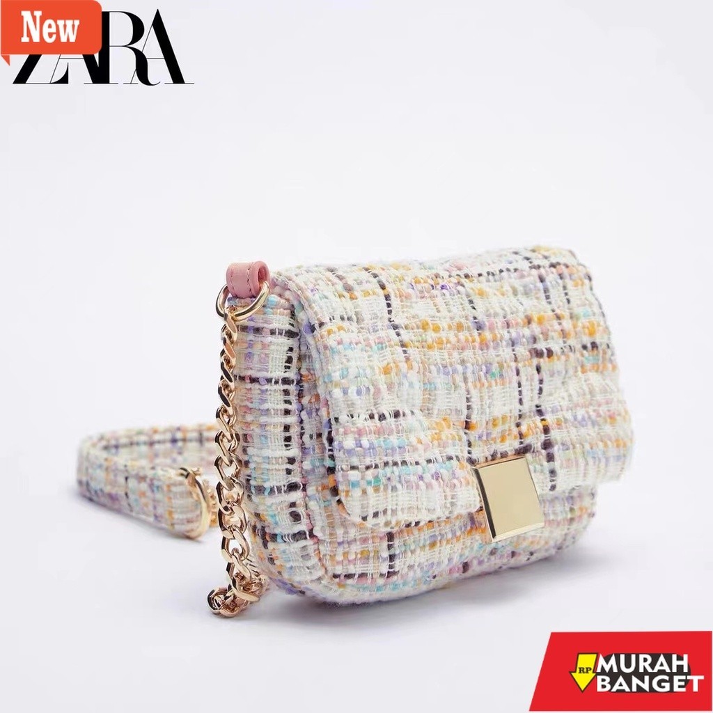 Tas selempang wanita viral- TAS WANITA SLING BAG ZARA4 MINI KAIN / TAS SELEMPANG MINI KAIN TERBARU /