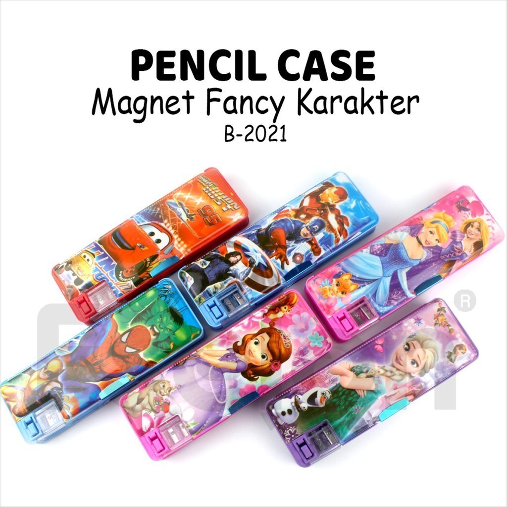 

Kotak Pensil Magnet Fancy / Tempat Pensil Magnet B-2021