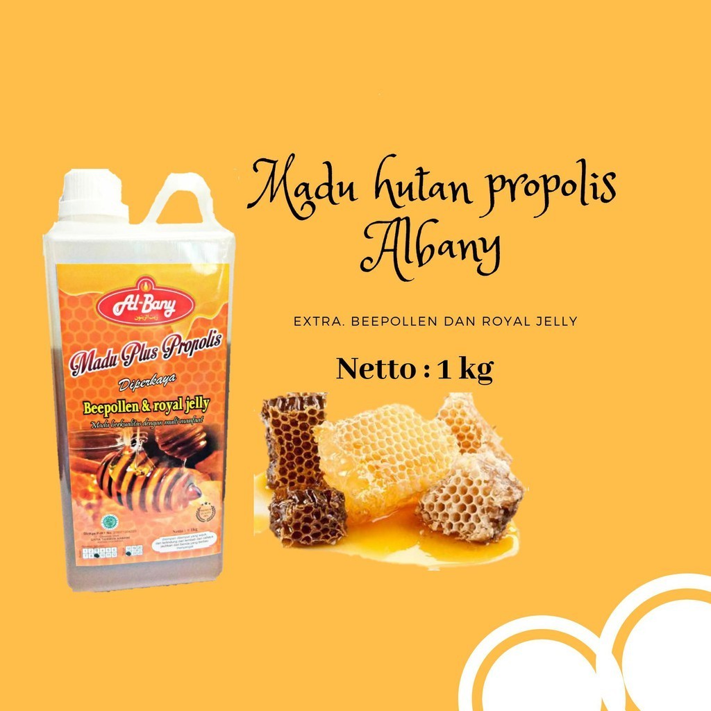 

Madu Mix Plus Propolis Al bany 1kg ( Sistem imun / Kesehatan )