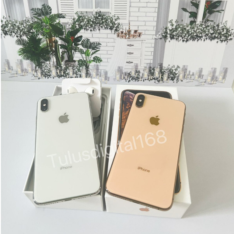 HP Apple iPhone XS MAX 64GB/256GB Ex Inter second original Fullset  Bergaransi