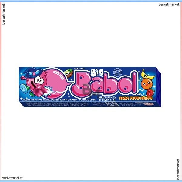 

BIG BABOL TUTTI FRUTTY STICK 20 GR