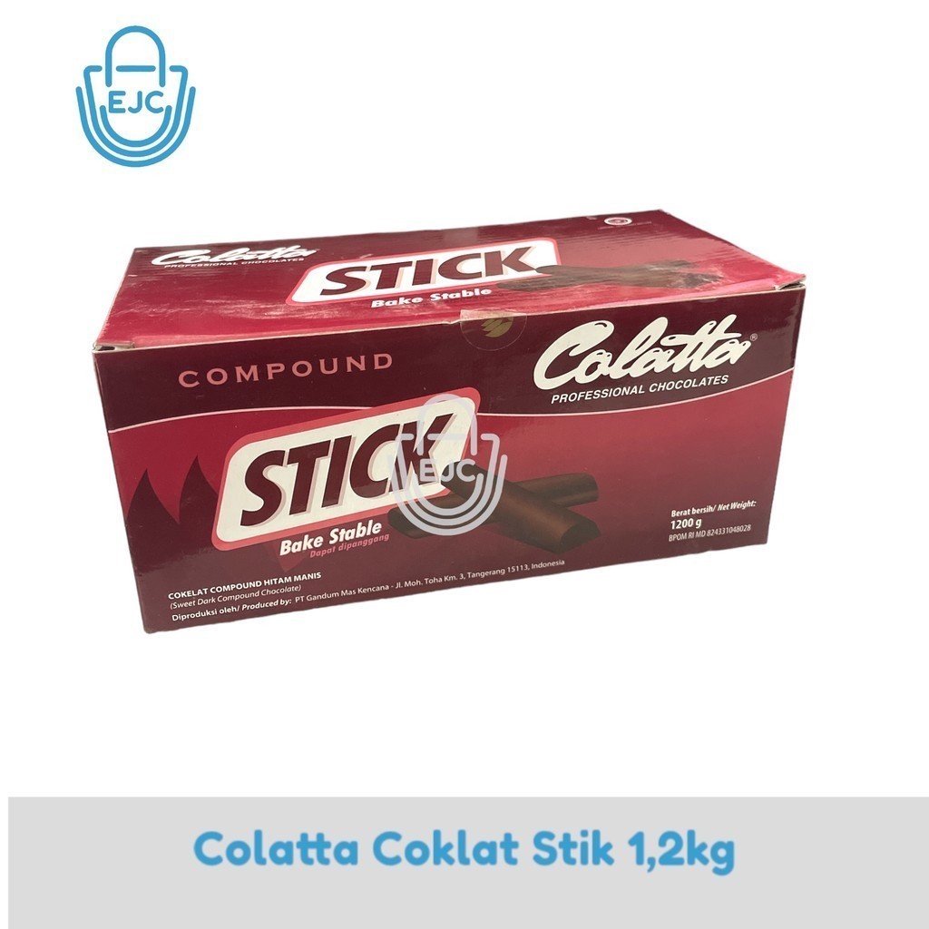 

[EJC] Colatta Stick Compound Coklat Stik Isian Roti Hiasan Kue Bake Stable (Bisa dipanggang) 1kg
